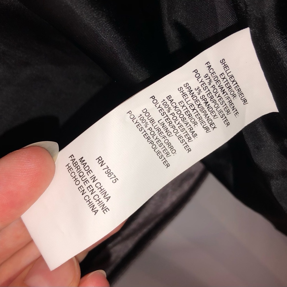 New Lucky Brand Lavender Velvet Moto Jacket - S - Picture 6 of 6